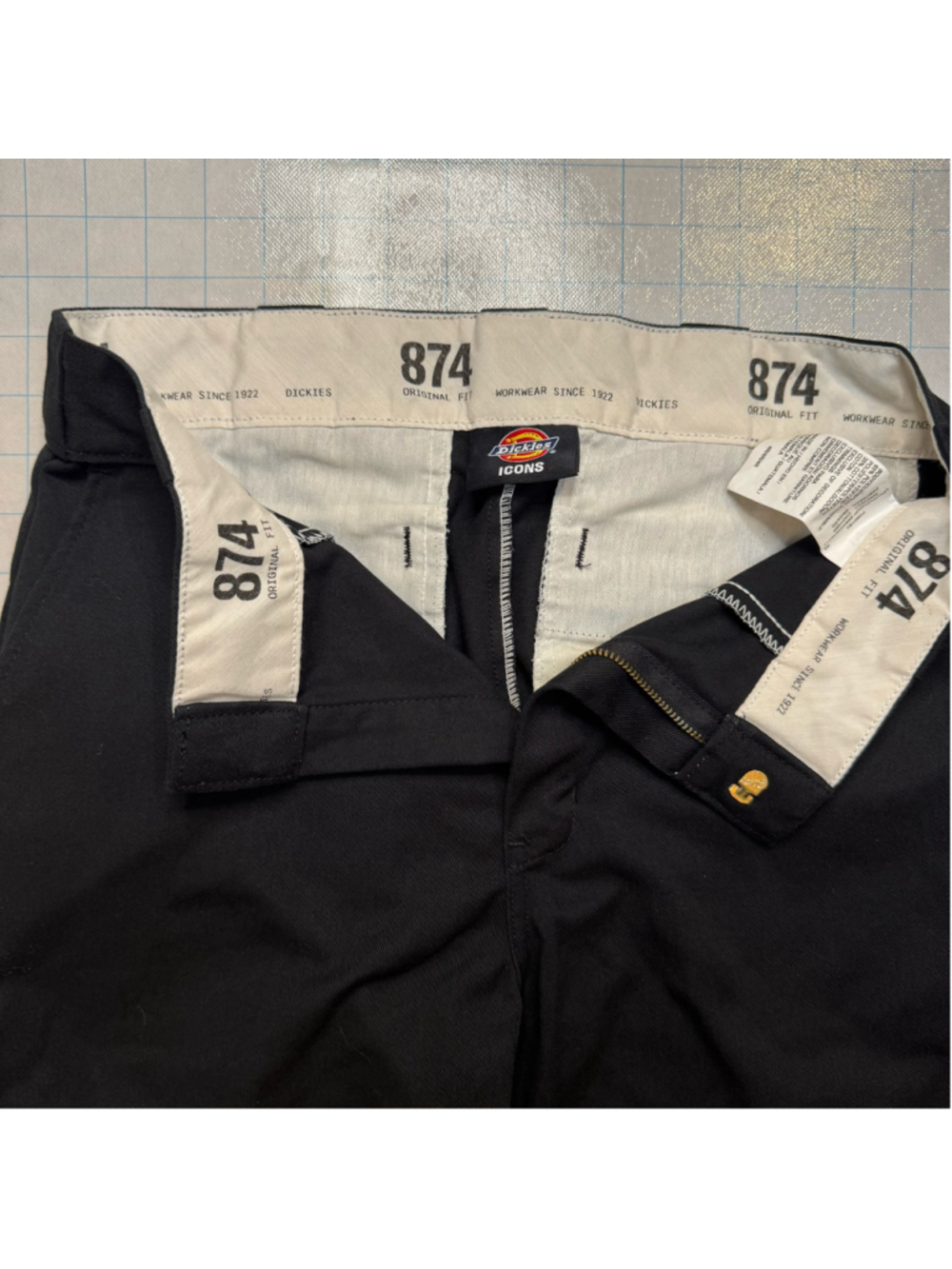 Dickies 874 Original Fit Work Pants Black size 4